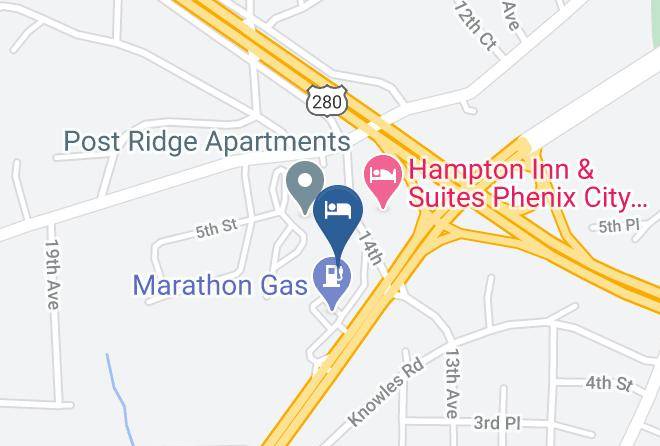 Russell - Quality Inn Phenix City Columbus Maps