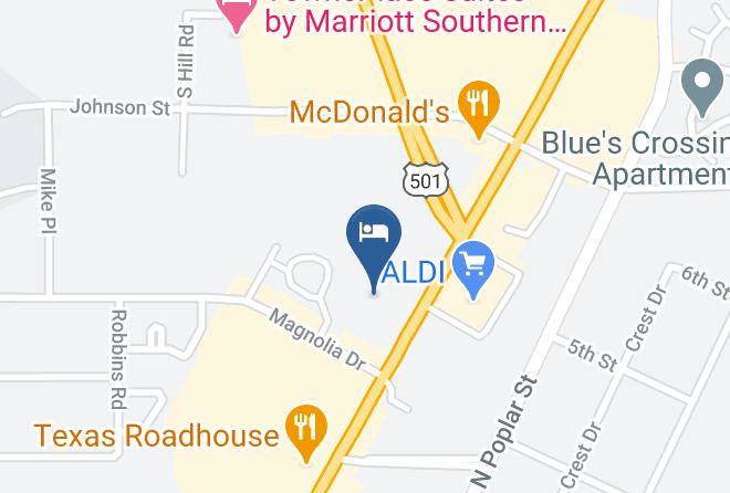 Moore - Quality Inn Pinehurst Area Maps