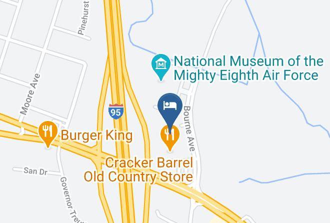 Quality Inn Pooler Savannah I 95 Map