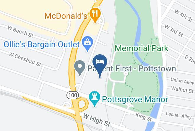 Montgomery - Quality Inn Pottstown Maps