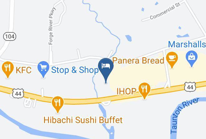 Quality Inn Raynham Taunton Map