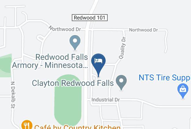 Redwood - Quality Inn Redwood Falls Mn Maps