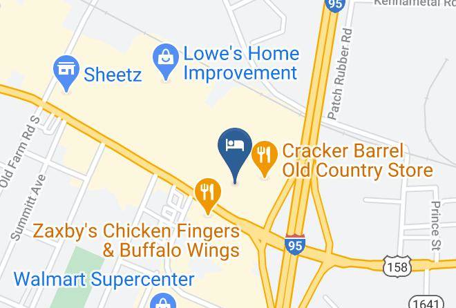 Quality Inn Roanoke Near Lake Gaston Map