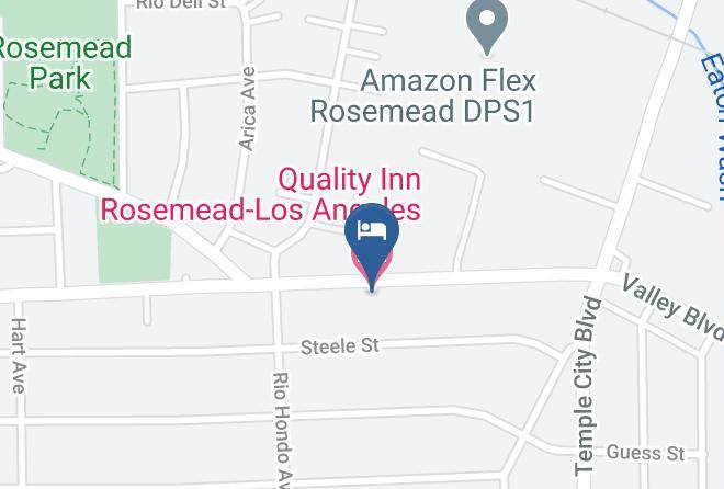 Los Angeles - Quality Inn Rosemead Los Angeles Maps