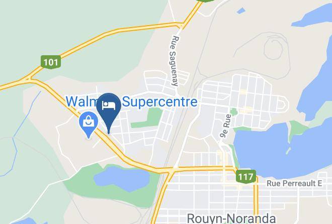 Rouyn Noranda - Quality Inn Rouyn Noranda Maps