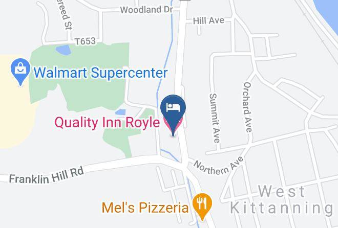 Quality Inn Royle Map