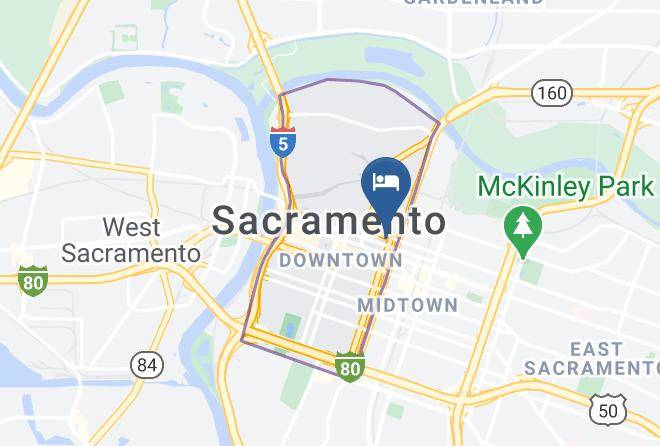 Sacramento - Quality Inn Sacramento Convention Center Maps