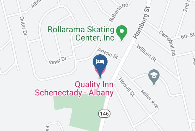 Schenectady - Quality Inn Schenectady Albany Maps