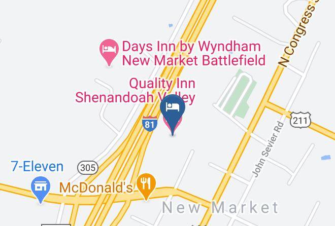 Shenandoah - Quality Inn Shenandoah Valley Maps