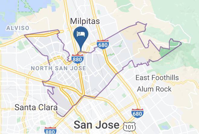 Santa Clara - Quality Inn Silicon Valley Maps
