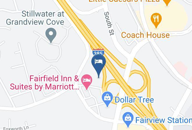 Greenville - Quality Inn Simpsonville Greenville Maps