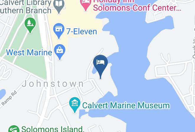 Calvert - Quality Inn Solomons Beacon Marina Maps