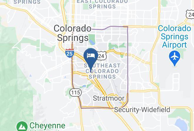 Quality Inn South Map