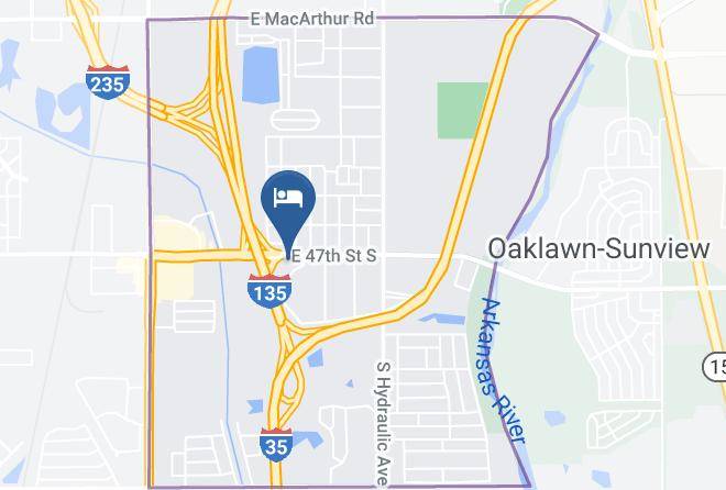 Sedgwick - Quality Inn South Wichita Maps