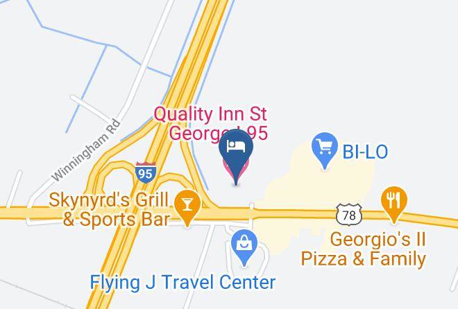 Dorchester - Quality Inn St George I 95 Maps