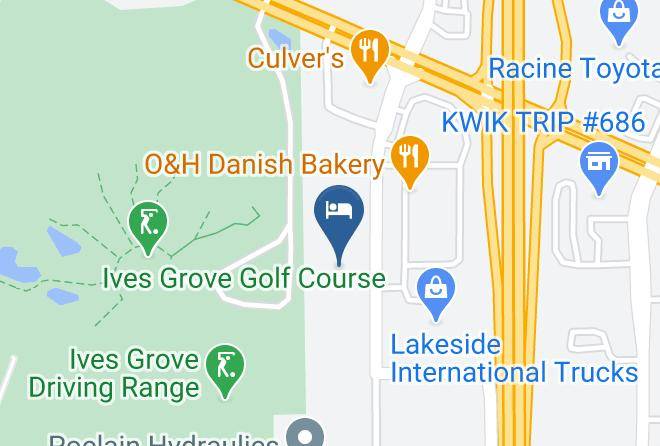 Racine - Quality Inn Sturtevant Racine Maps