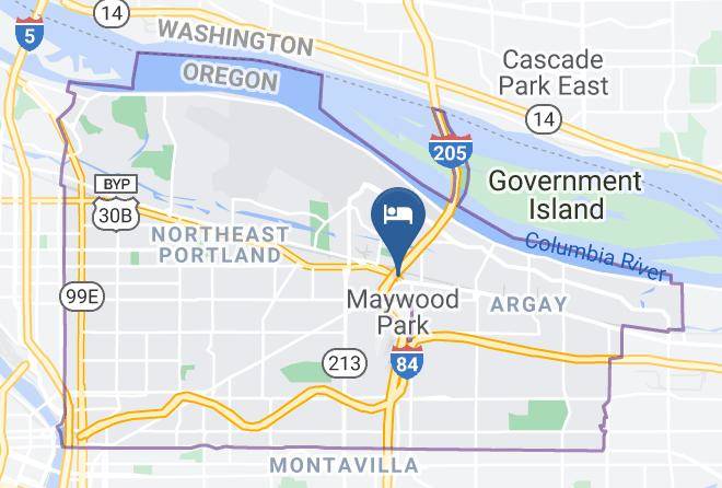Multnomah - Quality Inn & Suites Airport Maps