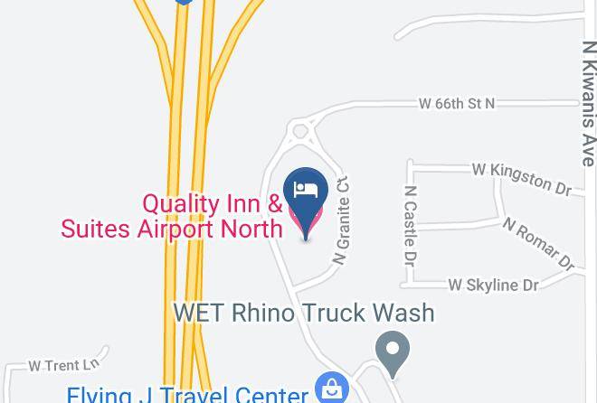 Quality Inn & Suites Airport North Map