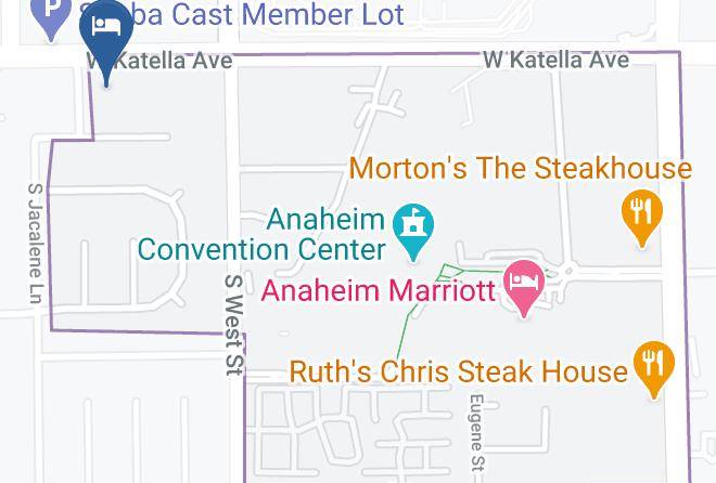 Orange - Quality Inn & Suites Anaheim At The Park Maps
