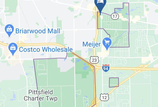 Washtenaw County Downtown Pittsfield - Quality Inn & Suites Ann Arbor Hwy 23 Maps