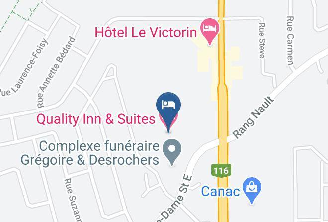 Arthabaska Regional County Municipality - Quality Inn & Suites Victoriaville Maps