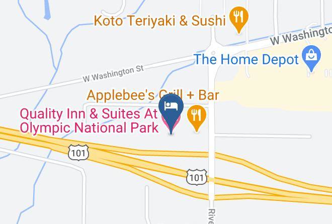 Clallam - Quality Inn & Suites At Olympic National Park Maps