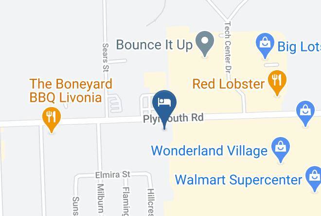 Wayne County - Quality Inn & Suites Banquet Center Maps
