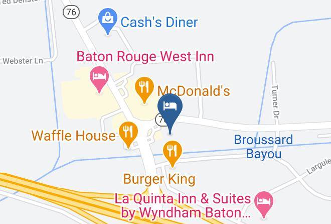 West Baton Rouge Par - Quality Inn & Suites Baton Rouge West Port Allen Maps