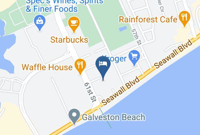 Galveston - Quality Inn & Suites Beachfront Maps