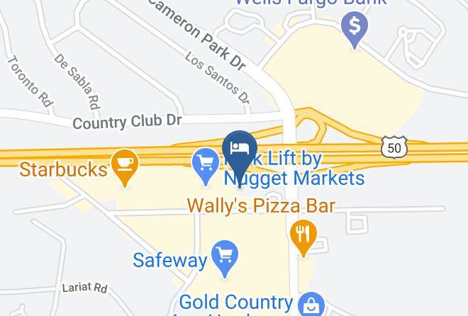 El Dorado - Quality Inn & Suites Cameron Park Shingle Springs Maps