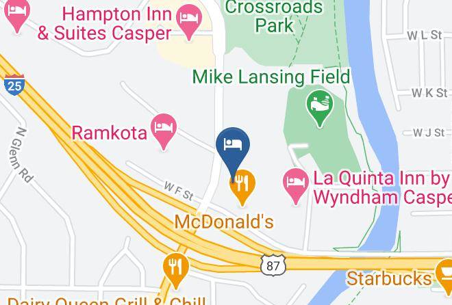 Quality Inn & Suites Casper Near Event Center Map