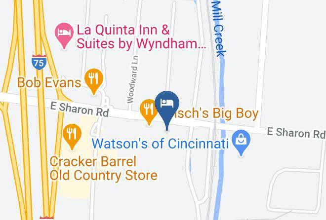 Hamilton - Quality Inn & Suites Cincinnati Sharonville Maps