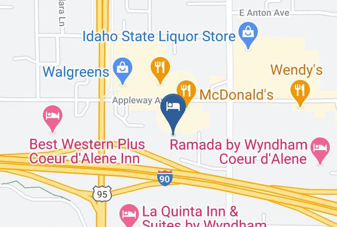 Kootenai - Quality Inn & Suites Coeur D'alene Maps