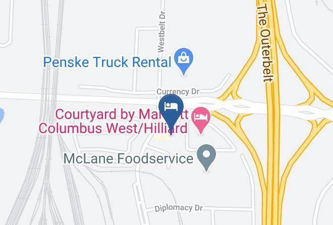 Franklin - Quality Inn & Suites Columbus West Hilliard Maps