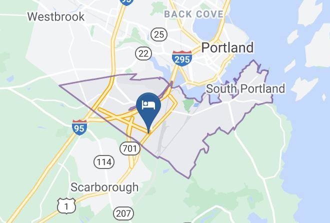Cumberland - Quality Inn & Suites South Portland Maps