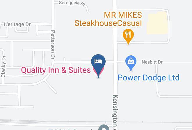 Division 1 - Quality Inn & Suites Estevan Maps