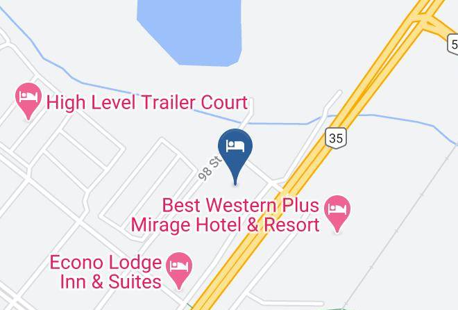 Quality Inn & Suites High Level Map