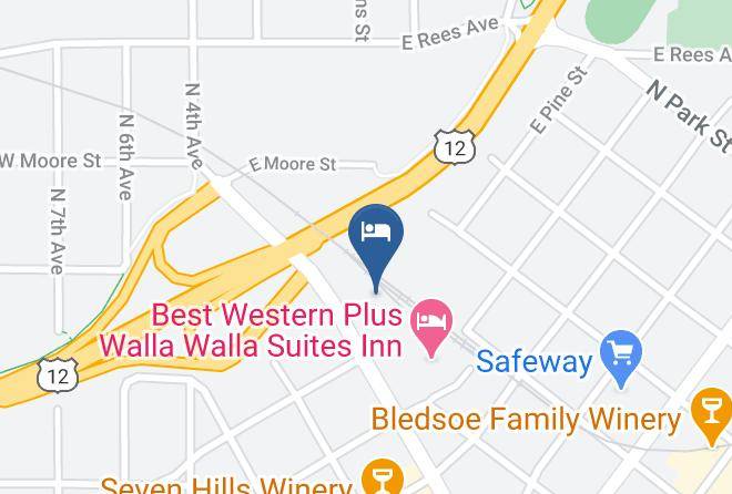 Walla Walla - Quality Inn & Suites Downtown Walla Walla Maps