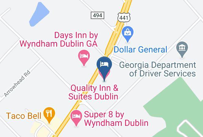 Laurens - Quality Inn & Suites Dublin Maps