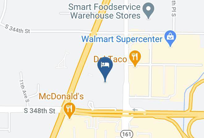 Quality Inn & Suites Federal Way Seattle Map