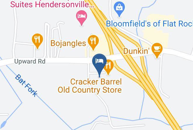 Henderson - Quality Inn & Suites Hendersonville Flat Rock Maps
