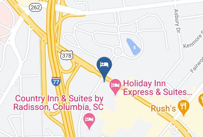Richland - Quality Inn & Suites Ft Jackson Maingate Maps