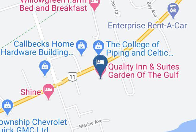 Prince - Quality Inn & Suites Garden Of The Gulf Maps
