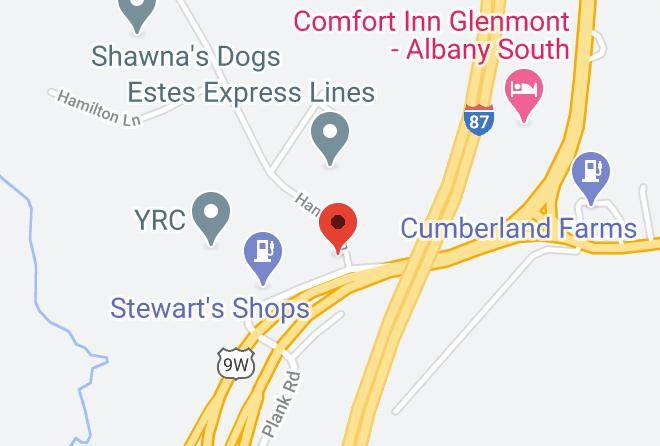 Quality Inn & Suites Glenmont Albany South Map