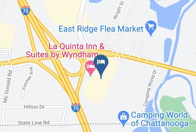Hamilton - Quality Inn & Suites Chattanooga Maps