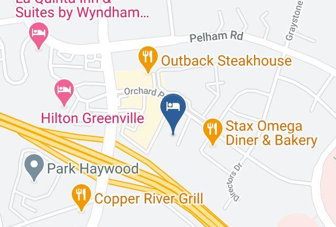 Greenville - Quality Inn & Suites Greenville Haywood Mall Maps