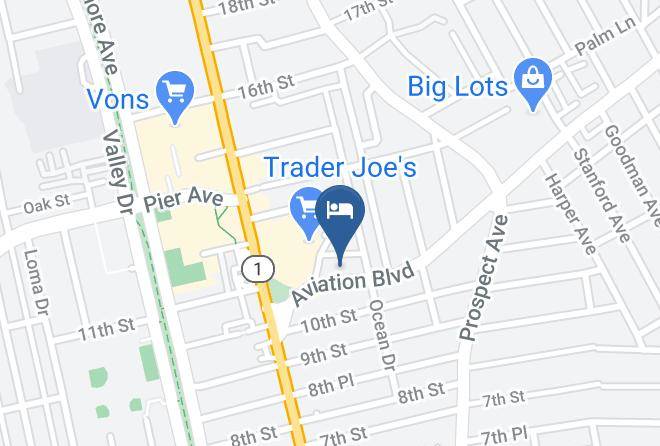 Quality Inn & Suites Hermosa Beach Map