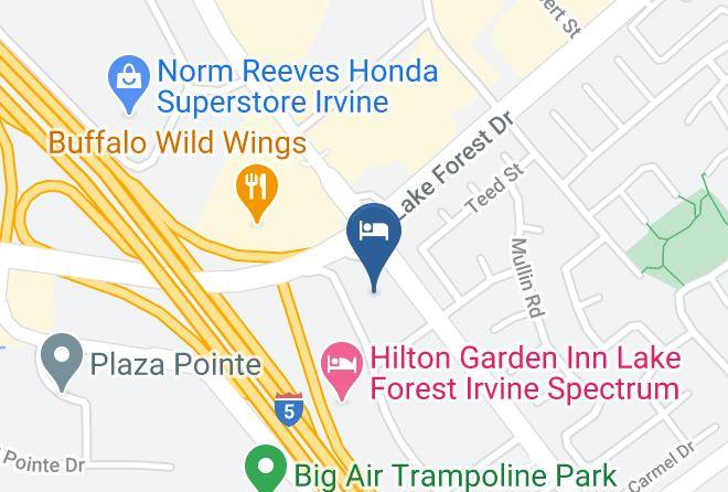Orange - Quality Inn & Suites Irvine Spectrum Maps