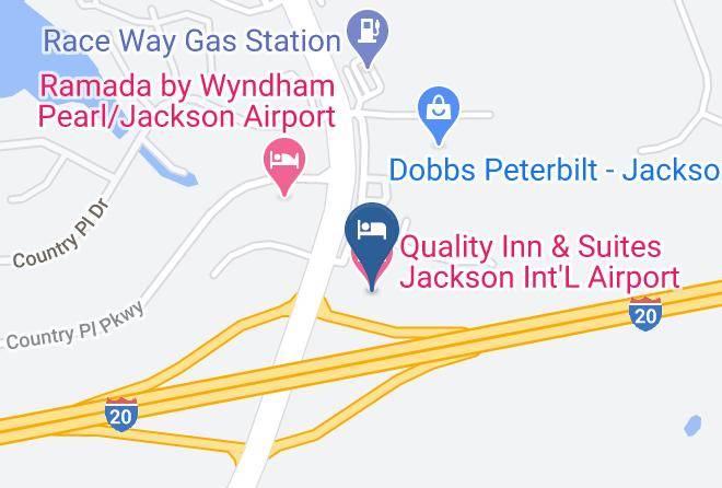 Rankin - Quality Inn & Suites Jackson Int'l Airport Maps