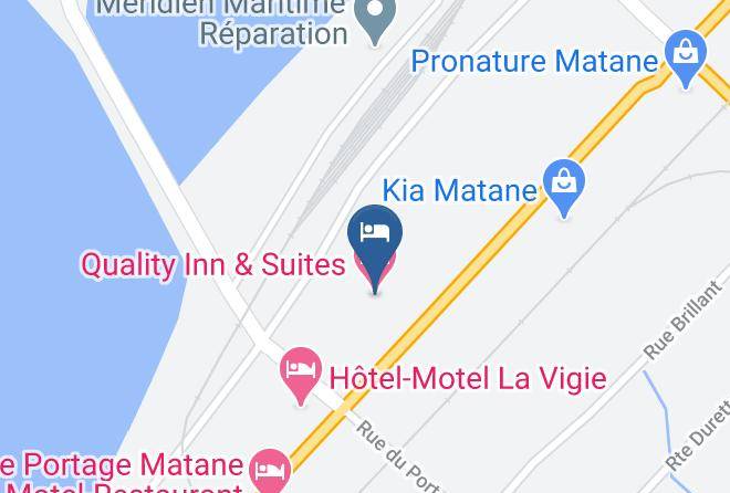 La Matanie Regional County Municipality - Quality Inn & Suites Matane Maps
